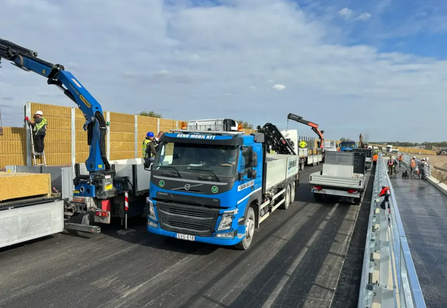 M44-M5 autópálya csomópont, B736 j. híd – XTR Akusztik-F, helyszíni fotó 2