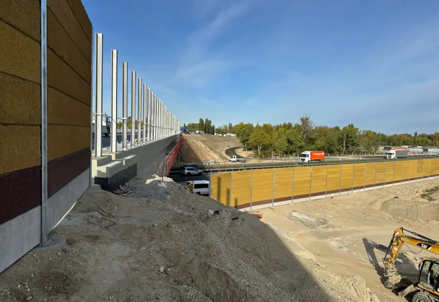 M44-M5 autópálya csomópont – XTR Akusztik-F, helyszíni fotó 2
