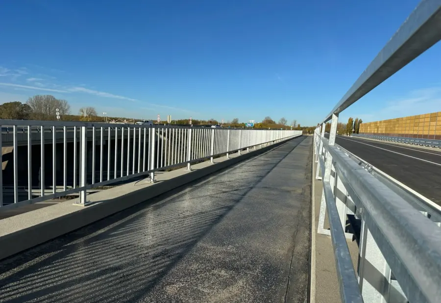 M44-M5 autópálya csomópont, B736 j. híd – XTR Akusztik-F, helyszíni fotó 5